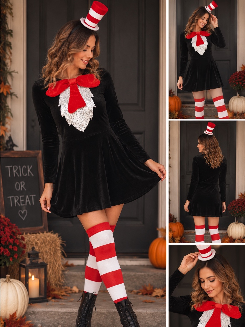 Cat in The Hat Dress/Costume